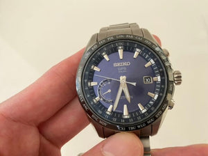 SEIKO ASTRON GPS SOLAR SILVER MEN WATCH (DISCONTINUED) SBXB109