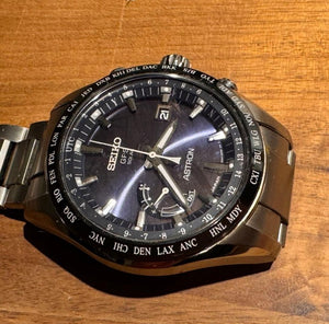 SEIKO ASTRON GPS SOLAR SILVER MEN WATCH (DISCONTINUED) SBXB109