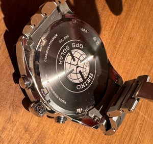 SEIKO ASTRON GPS SOLAR SILVER MEN WATCH (DISCONTINUED) SBXB109