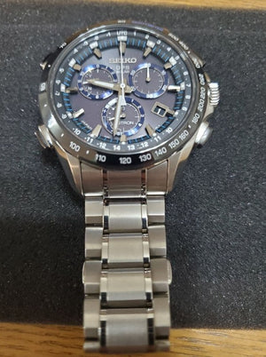 SEIKO ASTRON  GPS SOLAR CHRONOGRAPH SILVER MEN WATCH (DISCONTINUED) SBXB099