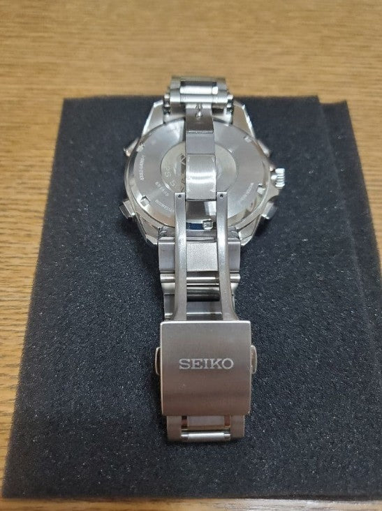 SEIKO ASTRON  GPS SOLAR CHRONOGRAPH SILVER MEN WATCH (DISCONTINUED) SBXB099