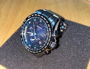 SEIKO ASTRON GPS SOLAR CHRONOGRAPH SILVER MEN WATCH (DISCONTINUED) SBXB101