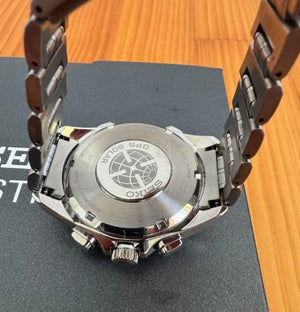 SEIKO ASTRON GPS SOLAR CHRONOGRAPH SAPPHIRE GLASS TITANIUM MEN WATCH (DISCONTINUED) SBXB003