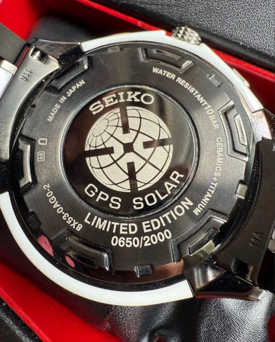 SEIKO ASTRON GPS SOLAR SAPPHIRE GLASS TITANIUM MEN WATCH (2000 LIMITED) SBXB071