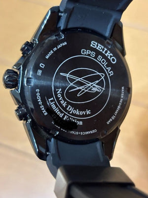 SEIKO ASTRON NOVAK DJOKOVIC LIMITED MODEL BLACK MEN WATCH (5000 LIMITED) SBXB143