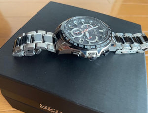 SEIKO ASTRON GPS SOLAR DUAL TIME SILVER MEN WATCH (DISCONTINUED) SBXB041