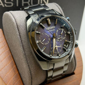 SEIKO ASTRON GPS SOLAR ALL BLACK MEN WATCH (DISCONTINUED) SBXC077