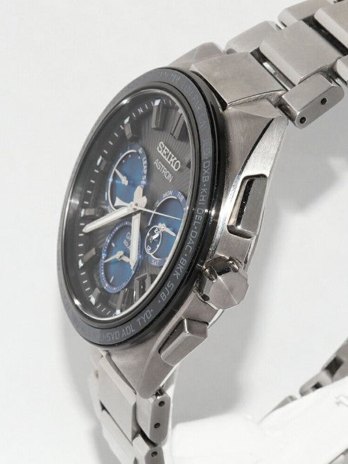 SEIKO ASTRON NEXTER NOVA TITANIUM GPS SOLAR RADIO WAVE SILVER MEN WATCH (DISCONTINUED) SBXC119