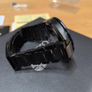 SEIKO ASTRON NEXTER NOVA TITANIUM GPS SOLAR RADIO WAVE BLACK & BLUE MEN WATCH SBXC121