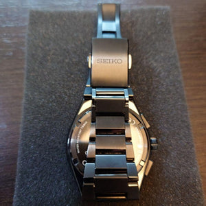 SEIKO ASTRON NEXTER NOVA GPS SOLAR RADIO BLACK & PURPLE MEN WATCH (1500 LIMITED) SBXC123