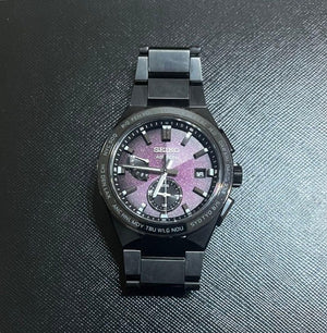 SEIKO ASTRON NEXTER 2ND COLLECTION 2022 SUPER NOVA BLACK & PURPLE MEN WATCH (500 LIMITED) SBXY055