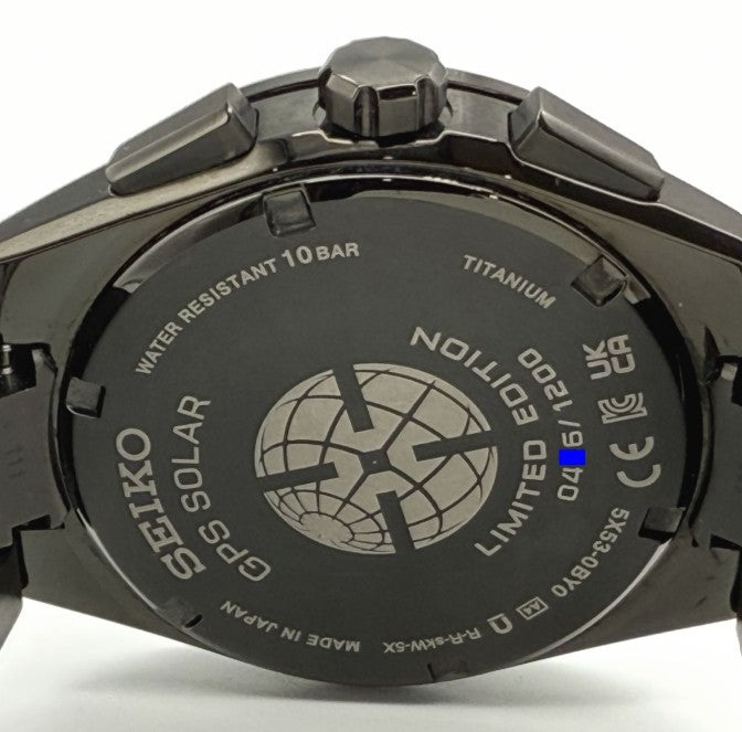 SEIKO ASTRON NEXTER 2023 GPS SOLAR RADIO WAVE BLACK MEN WATCH (1200 LIMITED) SBXC127