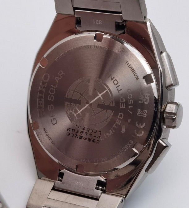 SEIKO ASTRON NEXTER DYNA 2023 GPS SOLAR RADIO WAVE SILVER MEN WATCH (1500 LIMITED) SBXD017