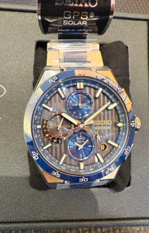 SEIKO ASTRON NEXTER SHOHEI OHTANI 2024 MODEL SILVER & BLUE MEN WATCH (1700 LIMITED) SBXC165