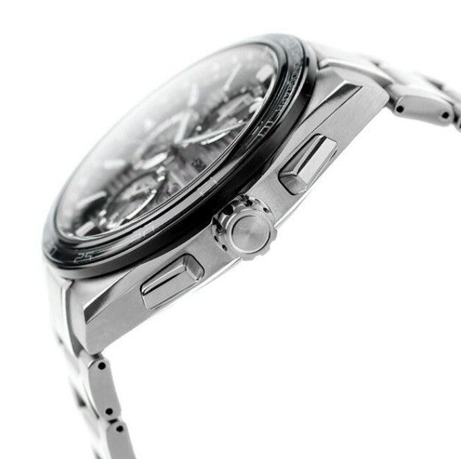 SEIKO ASTRON NEXTER GPS SOLAR RADIO WAVE SILVER & GREY MEN WATCH (1500 LIMITED) SBXC177