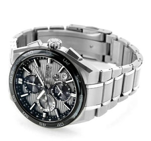 SEIKO ASTRON NEXTER GPS SOLAR RADIO WAVE SILVER & GREY MEN WATCH (1500 LIMITED) SBXC177
