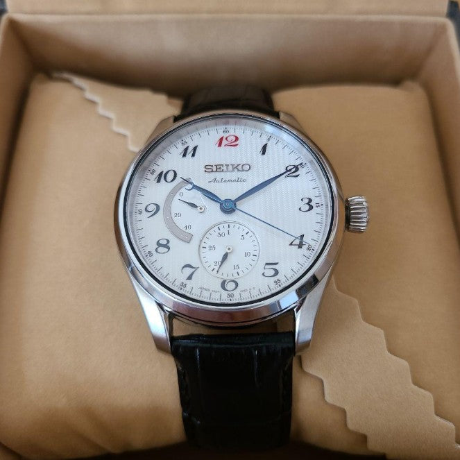 SEIKO PRESAGE PRESTIGE LINE MECHANICAL SAPPHIRE GLASS MEN WATCH (DISCONTINUED) SARW025