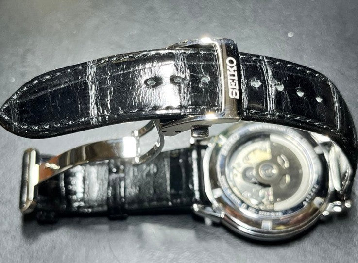 SEIKO PRESAGE PRESTIGE LINE MECHANICAL SAPPHIRE GLASS MEN WATCH (DISCONTINUED) SARX027