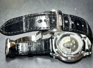 SEIKO PRESAGE PRESTIGE LINE MECHANICAL SAPPHIRE GLASS MEN WATCH (DISCONTINUED) SARX027