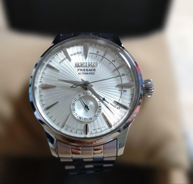 SEIKO PRESAGE BASIC LINE SILVER DIAL MEN WATCH (DISCONTINUED) SARY129