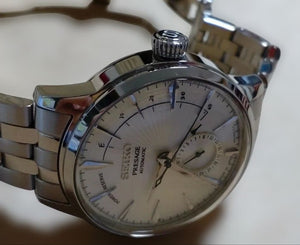 SEIKO PRESAGE BASIC LINE SILVER DIAL MEN WATCH (DISCONTINUED) SARY129