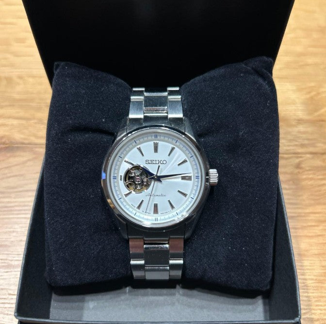 SEIKO PRESAGE BASIC LINE MECHANICAL SAPPHIRE GLASS MEN WATCH (DISCONTINUED) SARY051