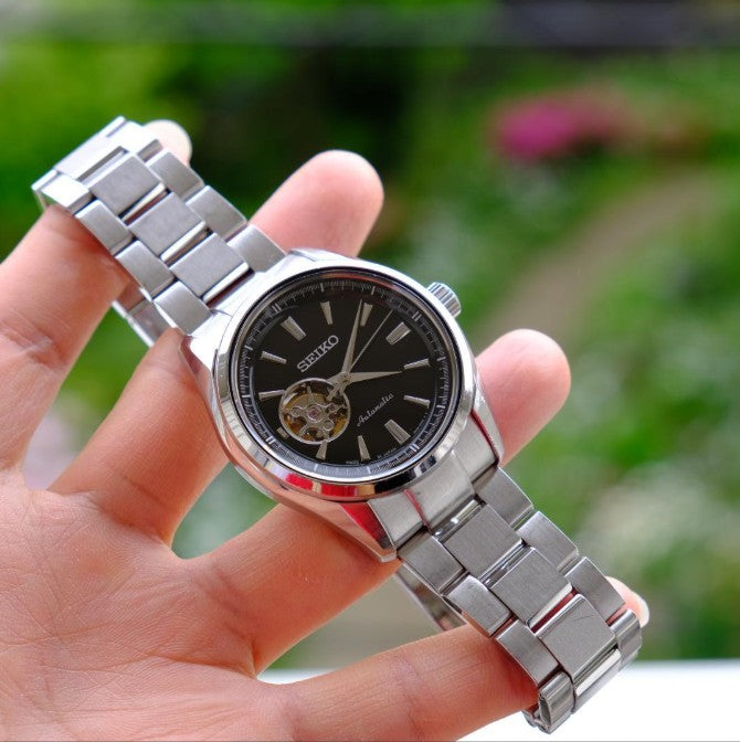 SEIKO PRESAGE BASIC LINE MECHANICAL SAPPHIRE GLASS MEN WATCH (DISCONTINUED) SARY053