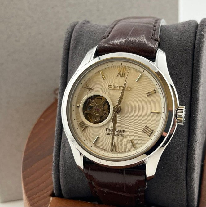 SEIKO PRESAGE JAPANESE GARDEN EDITION OPEN HEART DIAL MEN WATCH (DISCONTINUED) SARY175