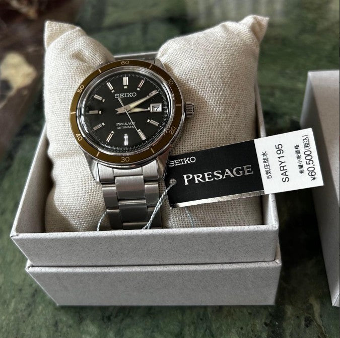 SEIKO PRESAGE BASIC LINE STYLE 60'S MEN WATCH (DISCONTINUED) SARY195