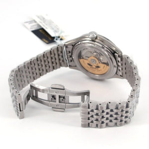 SEIKO PRESAGE CLASSIC SERIES MECHANICAL OPEN HEART SILVER MEN WATCH (DISCONTINUED) SARJ007