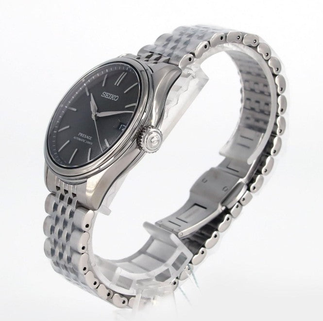 SEIKO PRESAGE CLASSIC SERIES AUTOMATIC SILVER & SENSAICHA COLOR MEN WATCH (DISCONTINUED) SARX123