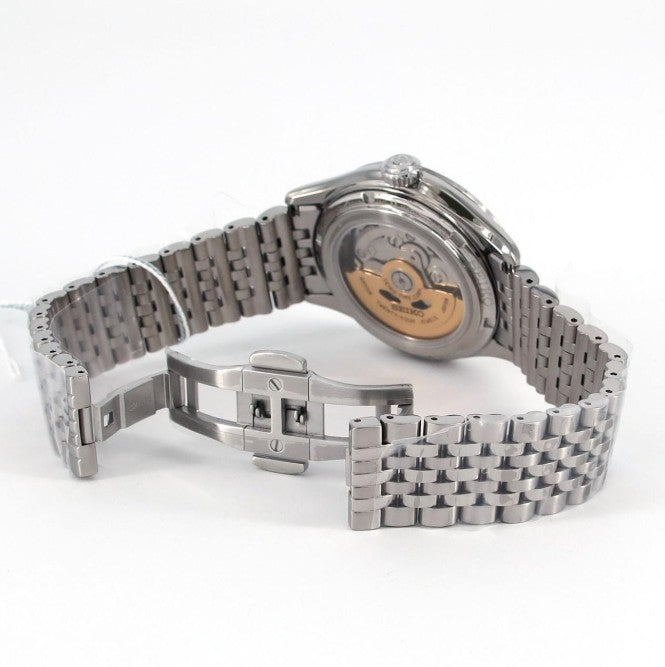 SEIKO PRESAGE CLASSIC SERIES AUTOMATIC SILVER & SENSAICHA COLOR MEN WATCH (DISCONTINUED) SARX123