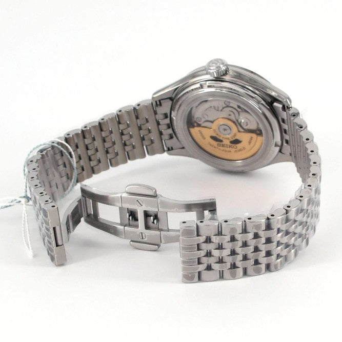 SEIKO PRESAGE CLASSIC SERIES SILVER & ARAIGAKI ORANGE COLOR MEN WATCH (DISCONTINUED) SARX125