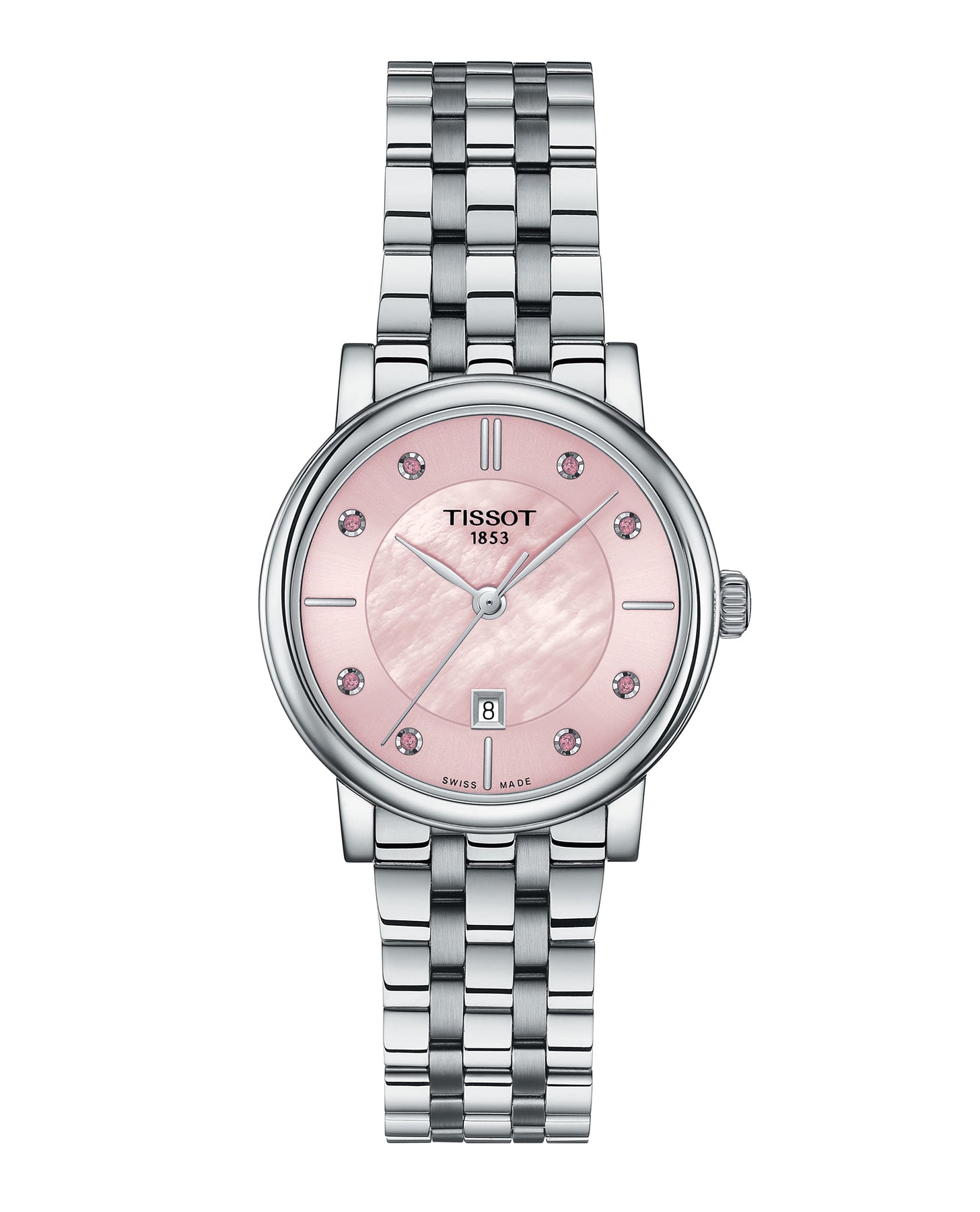 TISSOT T-CLASSIC CARSON PREMIUM LADY QUARTZ 30 MM IMPORT WOMEN WATCH T122.210.11.159.00