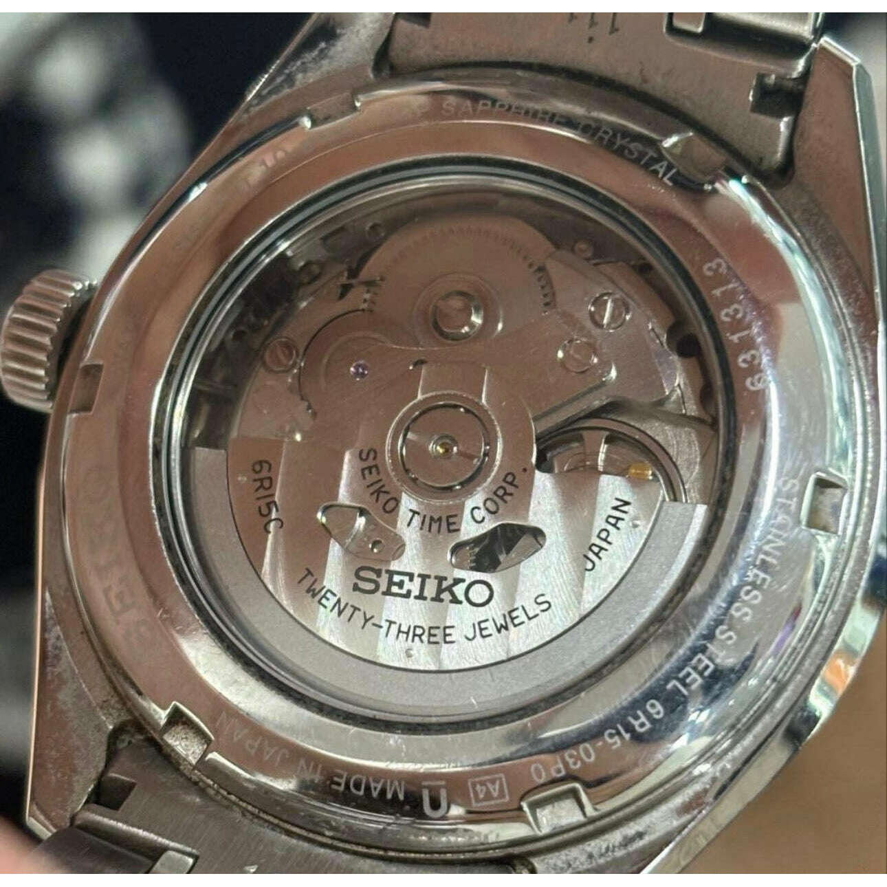 SEIKO PRESAGE PRESTIGE LINE SILVER & BLACK MEN WATCH (DISCONTINUED
