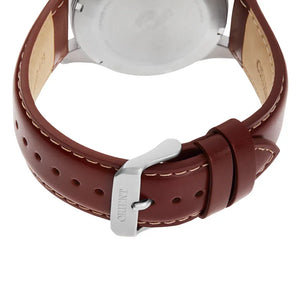 ORIENT SPORTS MULTI-HANDS BROWN LEATHER STRAP MEN WATCH RN-AK0405Y