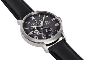 ORIENT STAR MOON PHASE OPEN HEART SAPPHIRE GLASS MEN WATCH RE-AY0107N