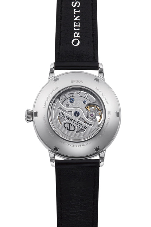 ORIENT STAR MOON PHASE OPEN HEART SAPPHIRE GLASS MEN WATCH RE-AY0107N