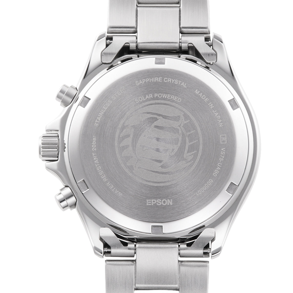 ORIENT MAKO SOLAR PANDA SILVER & WHITE MEN WATCH RN-TX0203S
