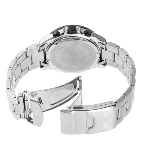 ORIENT MAKO SOLAR CHRONOGRAPH SILVER & BLUE MEN WATCH (LIMITED 300) RN-TX0208L