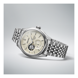 SEIKO PRESAGE CLASSIC SERIES MECHANICAL AUTOMATIC SILVER MEN WATCH SARJ007