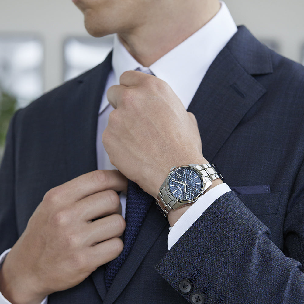 SEIKO PRESAGE SHARP EDGED SERIES PRESTIGE LINE MECHANICAL AUTOMATIC MEN WATCH SARX077