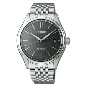 SEIKO PRESAGE CLASSIC SERIES AUTOMATIC SILVER & SENSAICHA COLOR MEN WATCH SARX123