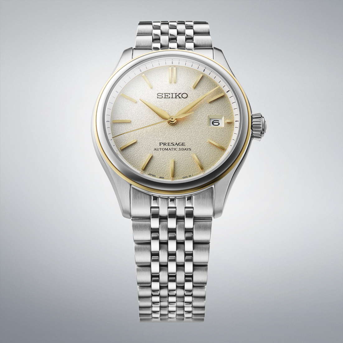 SEIKO PRESAGE CLASSIC SERIES MECHANICAL AUTOMATIC SILVER MEN WATCH SARX126