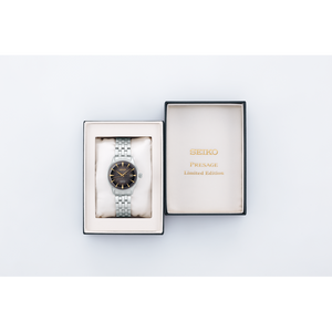 SEIKO PRESAGE COCKTAIL TIME STAR BAR LIMITED EDITION SILVER & BLACK MEN WATCH SARY245
