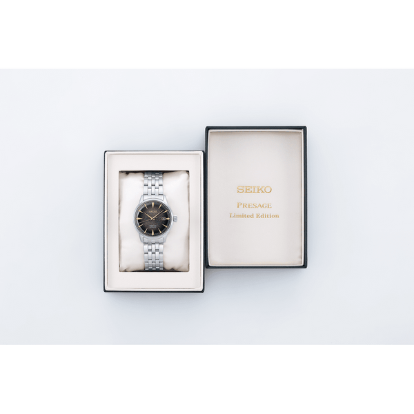 SEIKO PRESAGE COCKTAIL TIME STAR BAR SILVER & BLACK MEN WATCH (9000 LI ...