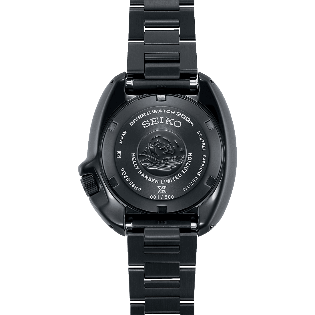 ROOK JAPAN:SEIKO PROSPEX MECHANICAL DIVER'S 1970 HELLY HANSEN COLLAB MODEL BLACK MEN WATCH SBDC181,JDM Watch,Seiko Prospex