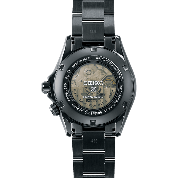 SEIKO PROSPEX THE BLACK SERIES ALPINIST MECHANICAL AUTOMATIC BLACK