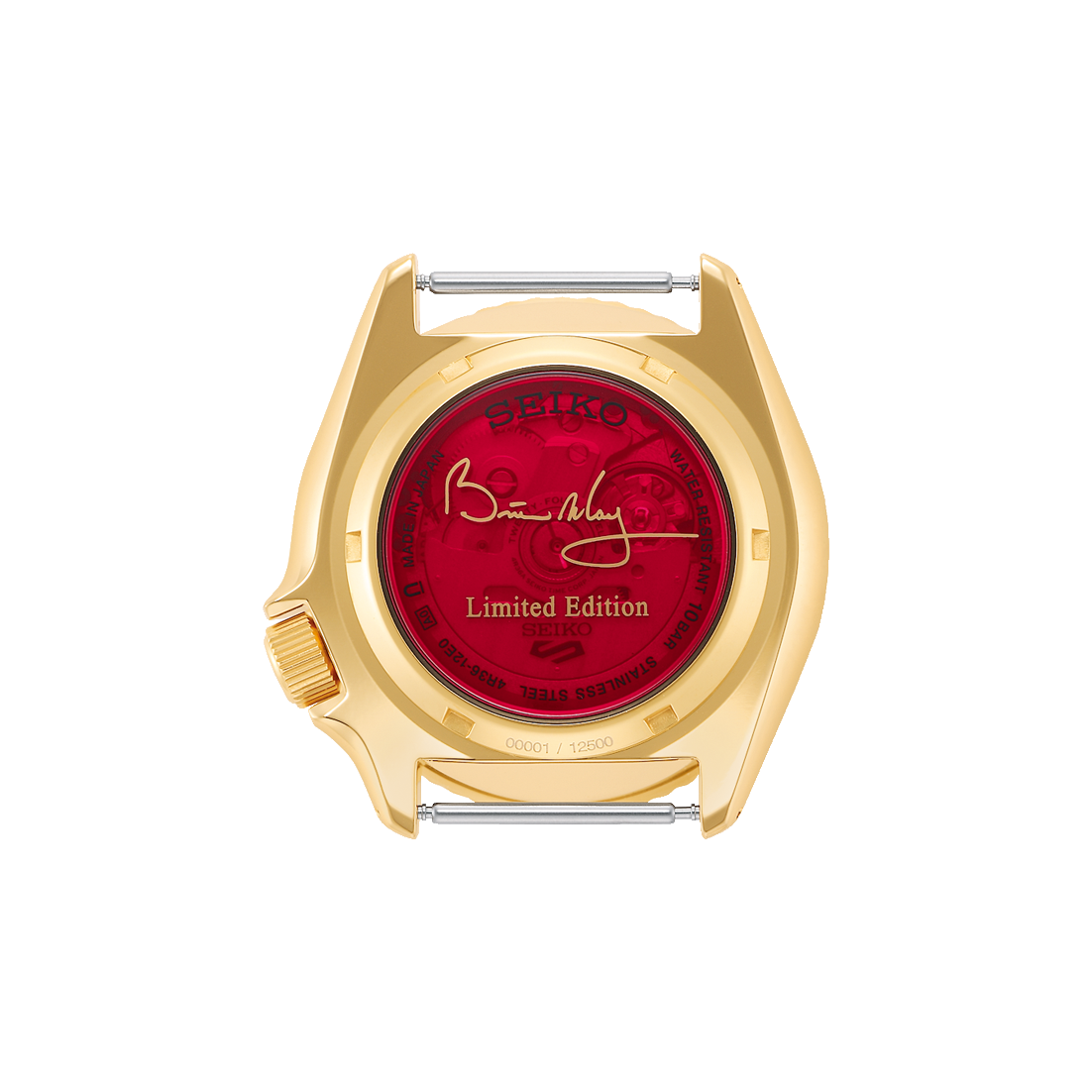 SEIKO 5 SPORTS RED SPECIAL BRIAN MAY COLLABORATION AUTOMATIC MEN WATCH SBSA160