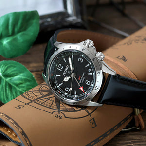SEIKO PROSPEX ALPINIST GMT AUTOMATIC 39.5 MM MEN WATCH HBC009J